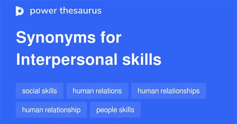 skill thesaurus|interpersonal skills thesaurus.